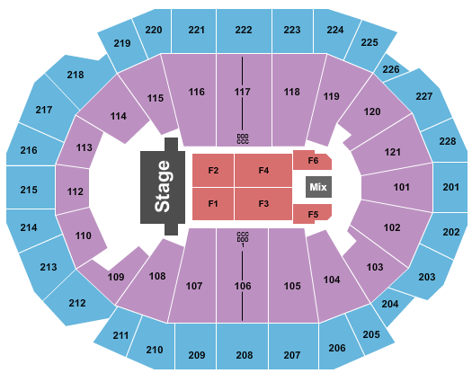 Fiserv Forum TSO Seating Chart